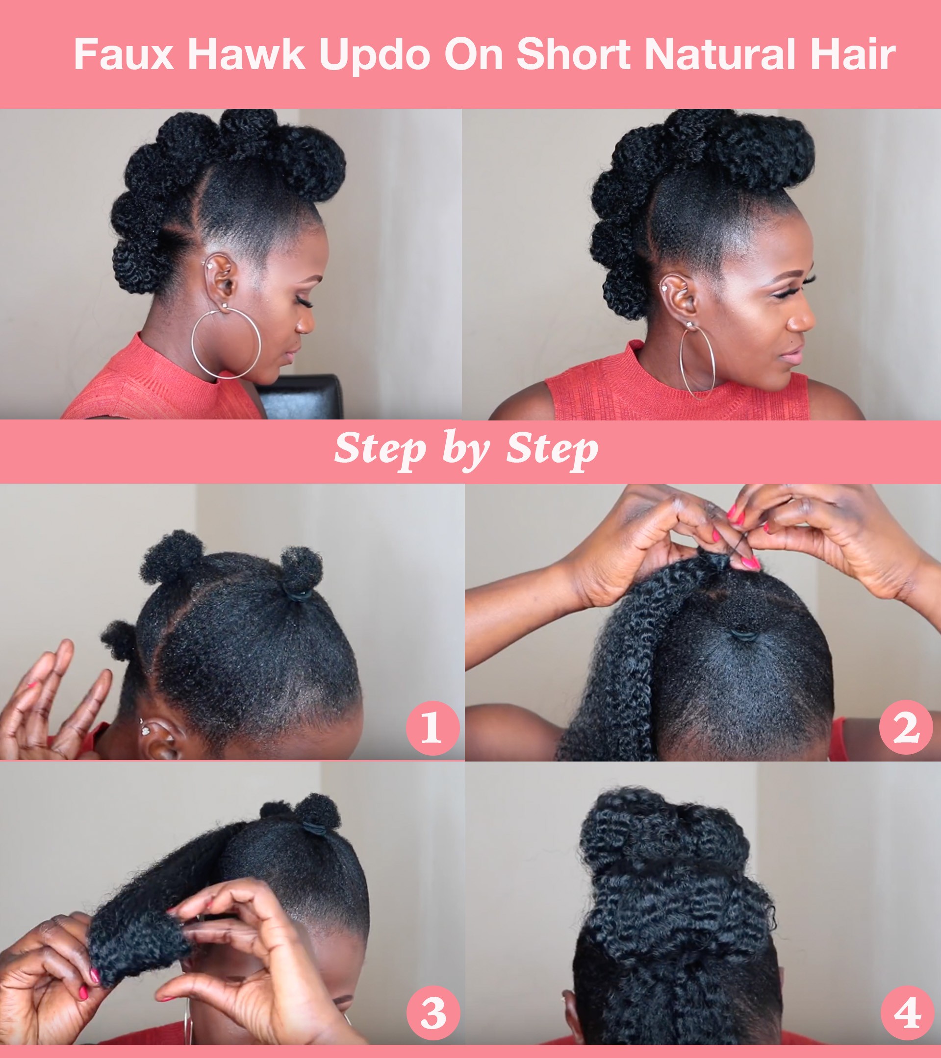TOP 6 Quick Easy Natural Hair Updos BetterLength Hair TOP 6 Quick Easy Natural Hair Updos BetterLength Hair