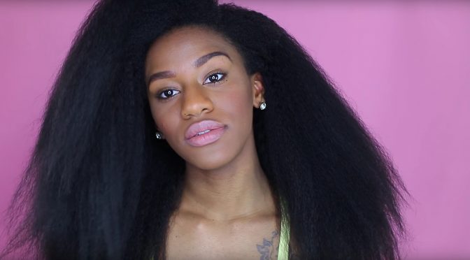 Easiest Way to blend Short Natural Hair with clip ins!
