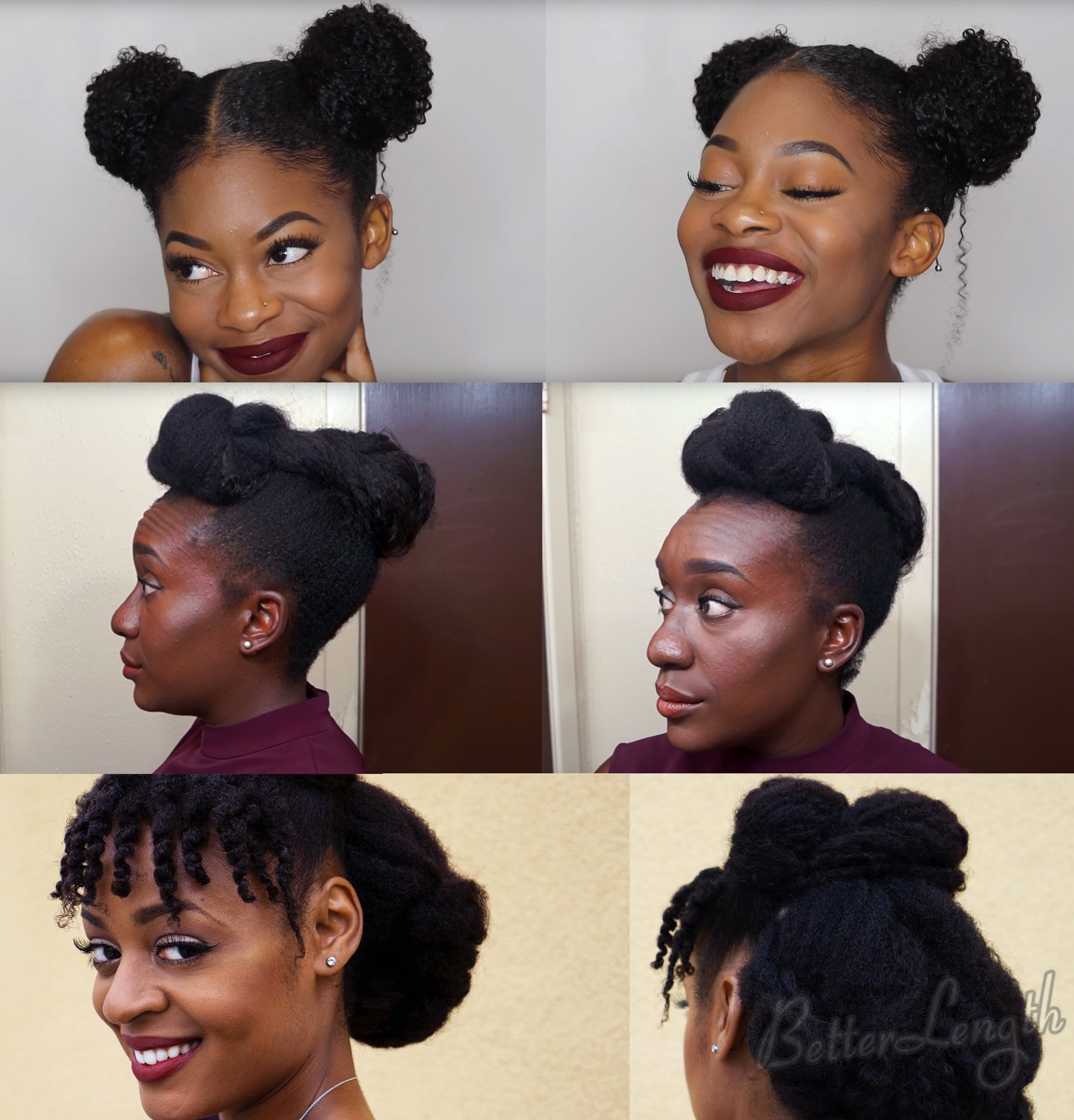TOP 6 Quick Easy Natural Hair Updos BetterLength Hair TOP 6 Quick Easy Natural Hair Updos BetterLength Hair