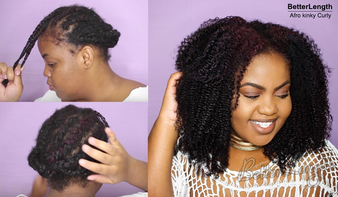 protectivehairstsyles - How to Protective Style using Textured Clip Ins
