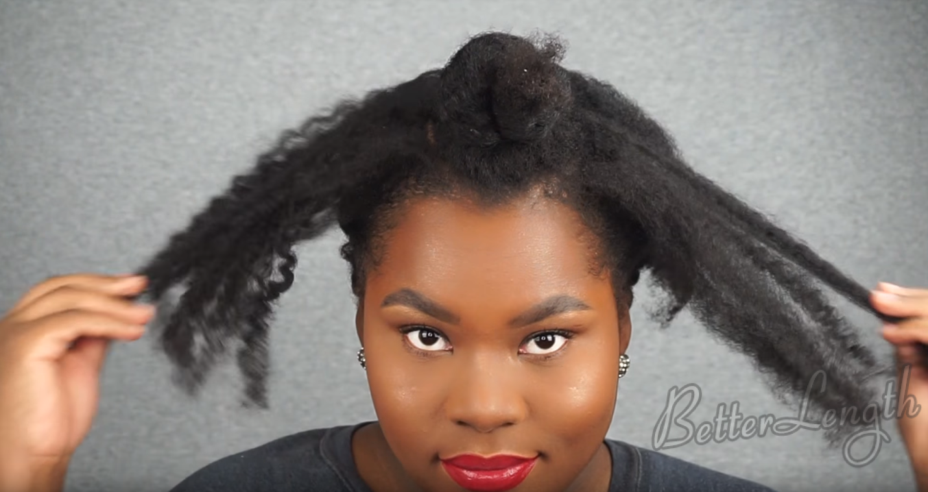 2 1 - How to Do A Winter Protective Hairstyle with Clip Ins
