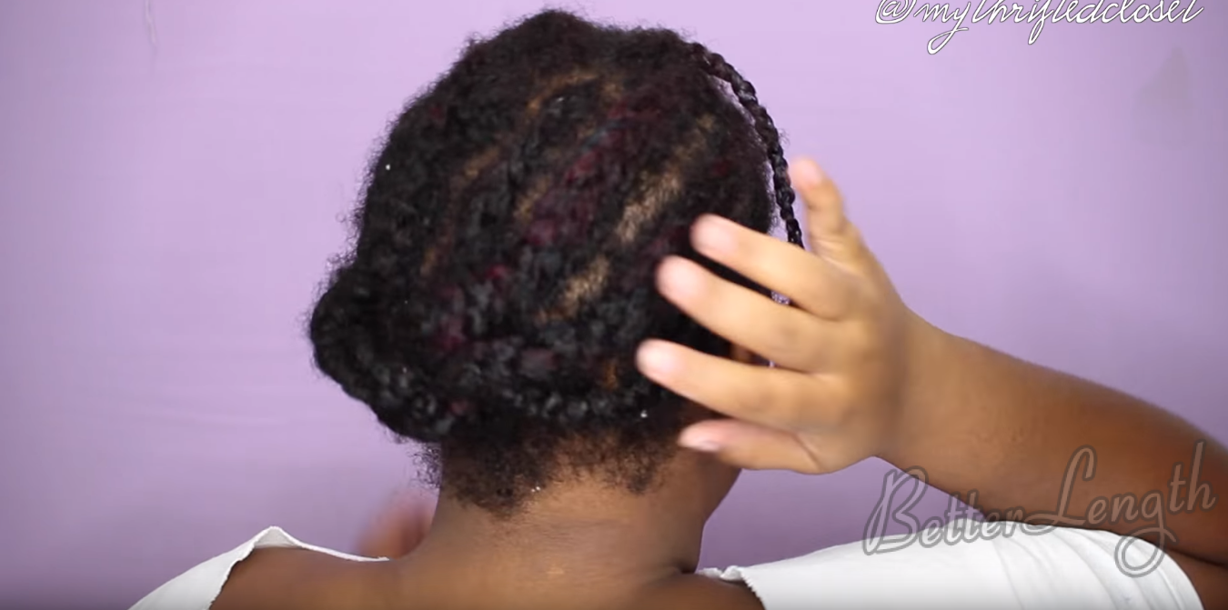 3 6 - How to Do A Bomb Protective Style on Your Natural Hair