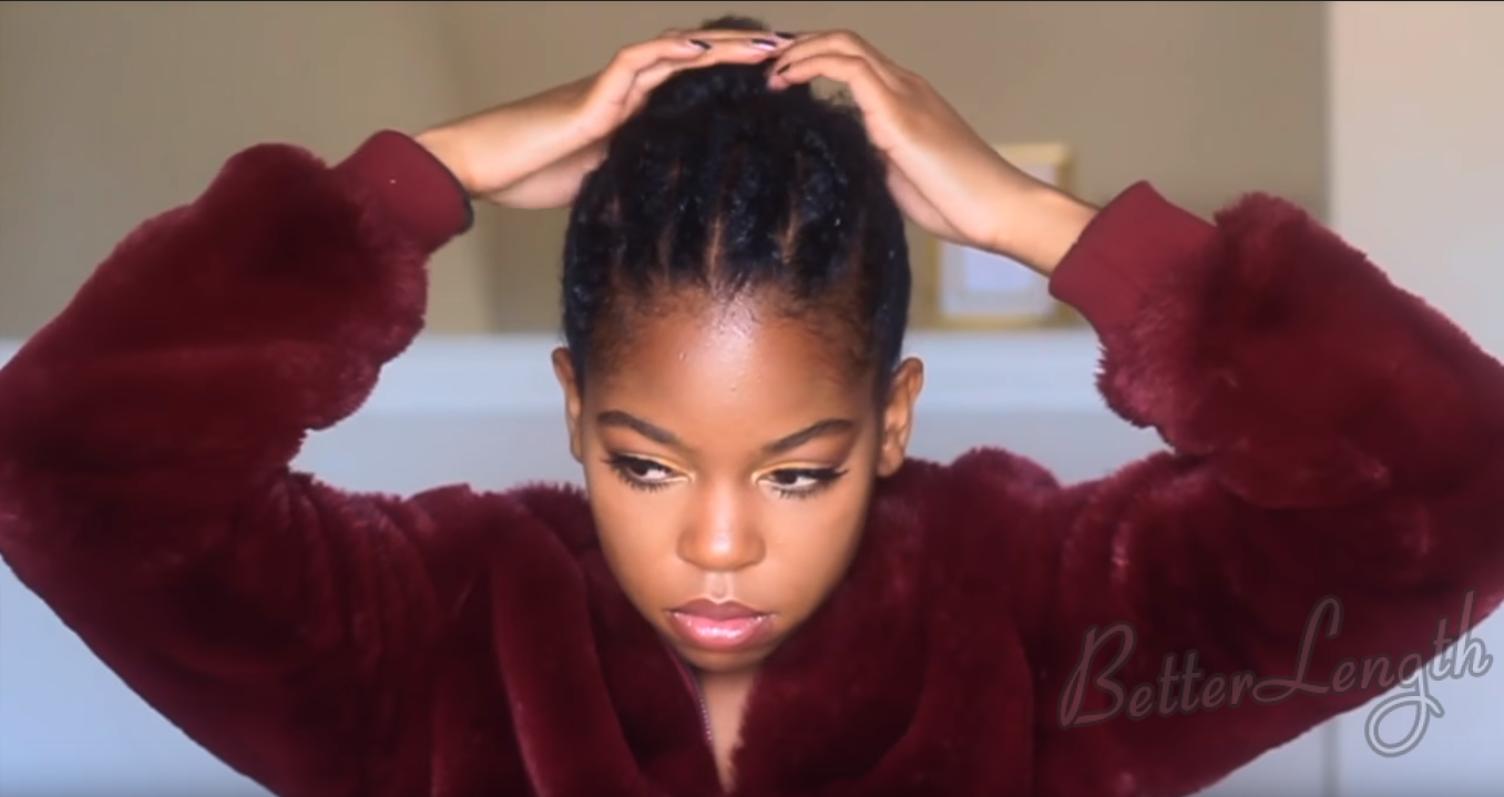 3 - How to Do A Protective Style Braided Ponytail