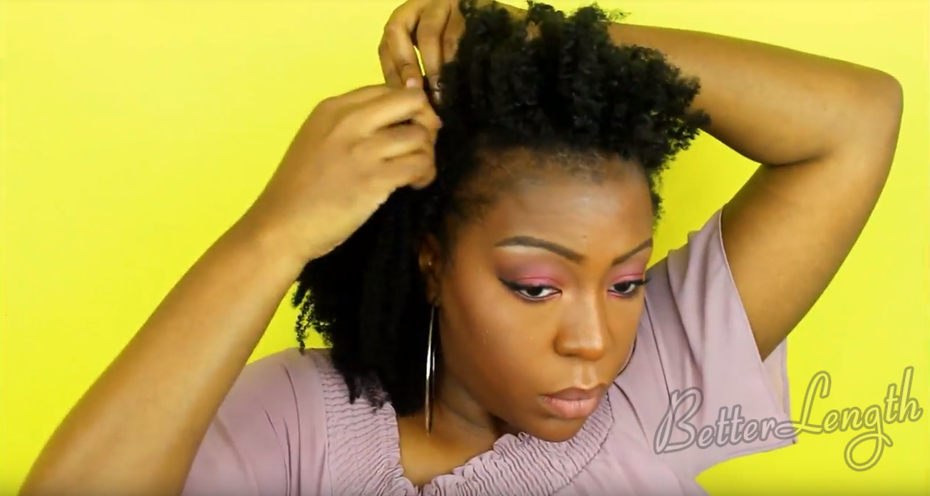 5 3 - How to Blend 4c Natural Hair with Afro Kinky Coily Clip Ins