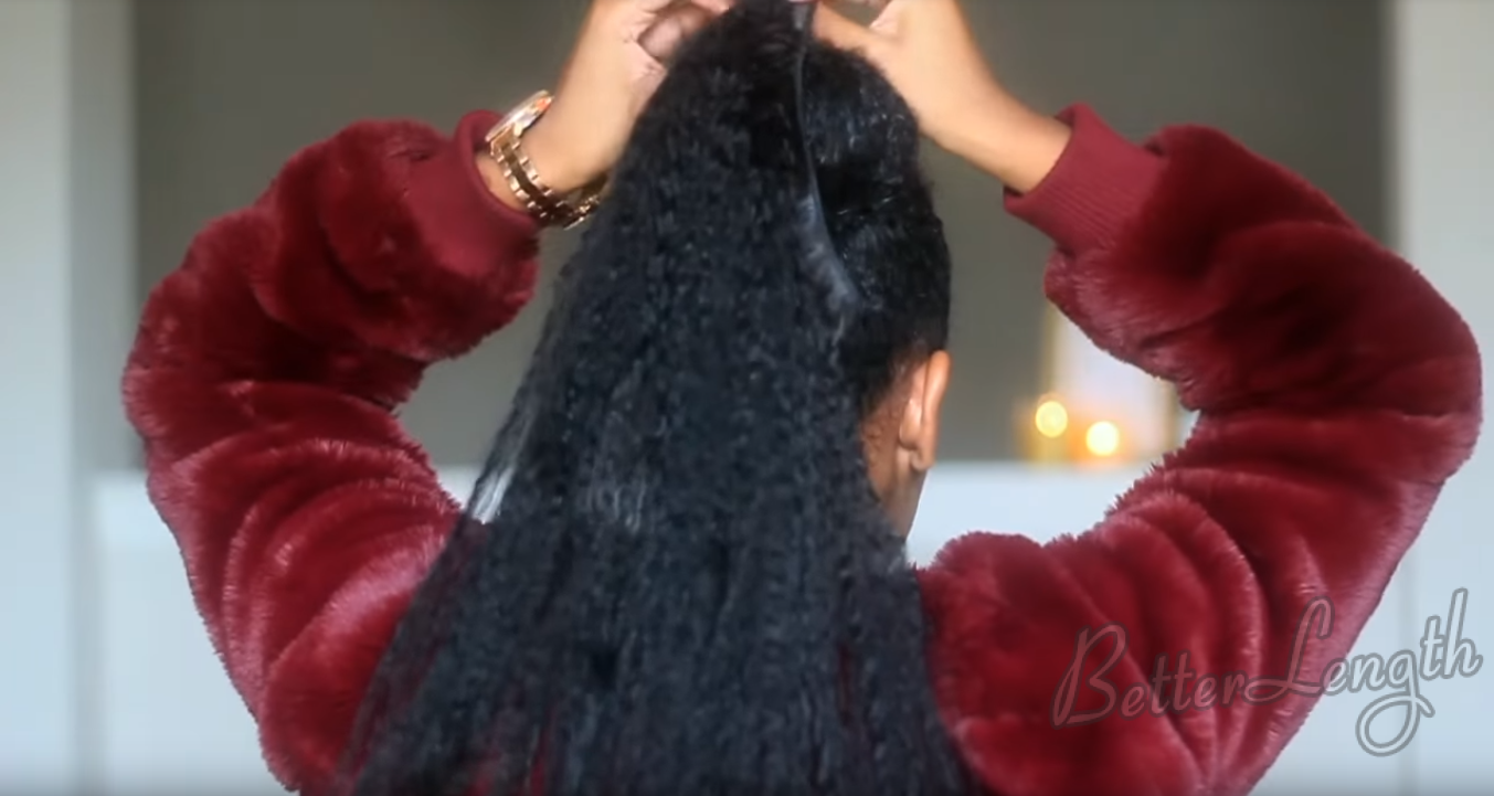 5 - How to Do A Protective Style Braided Ponytail