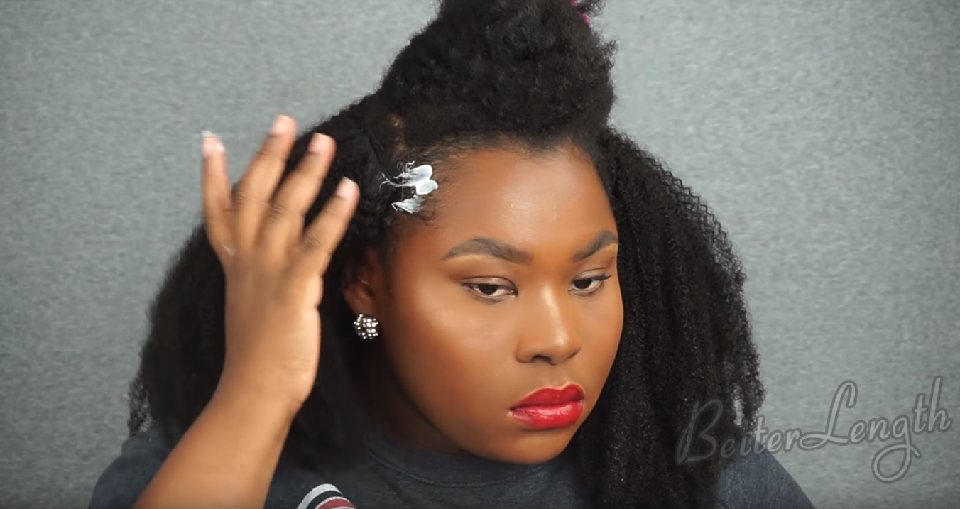 6 1 - How to Do A Winter Protective Hairstyle with Clip Ins