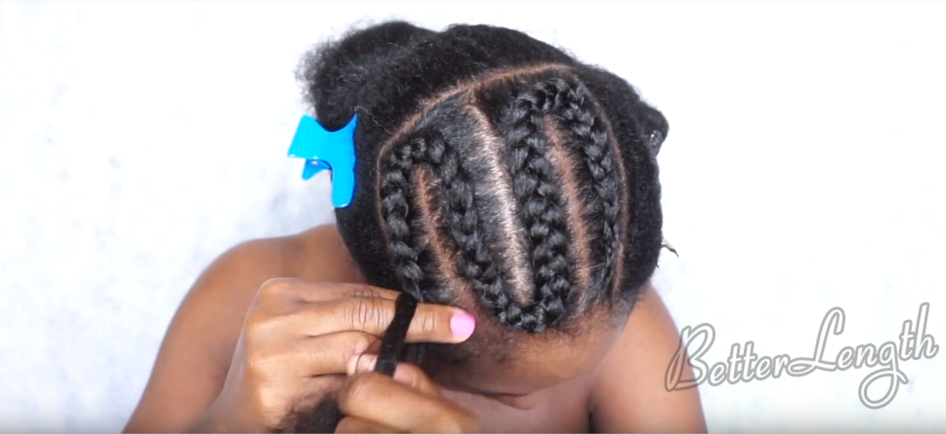 6 4 - How to Do A Natural Hair Protective Style with Clip Ins
