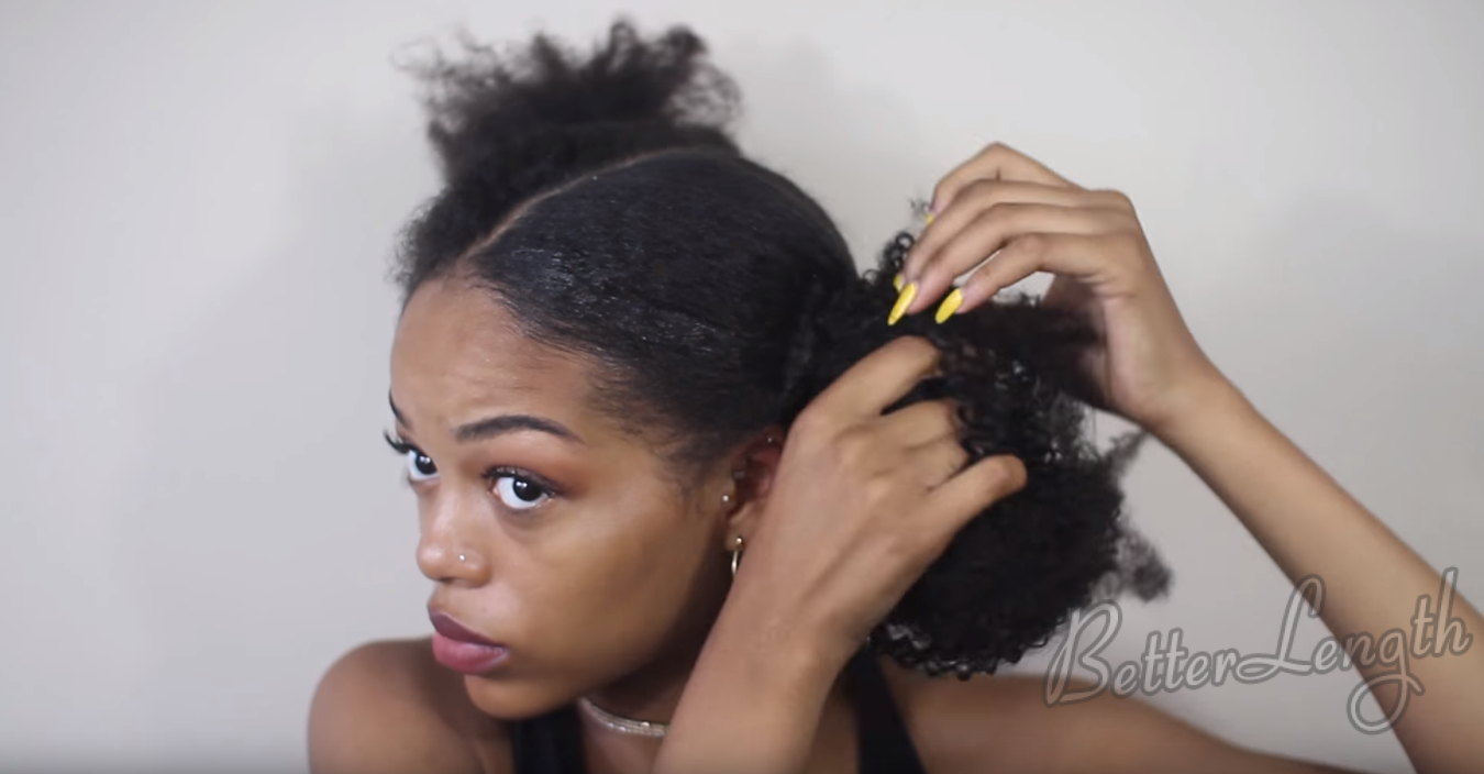 7 8 - Penny Proud Inspired Ponytails Tutorial with Extensions