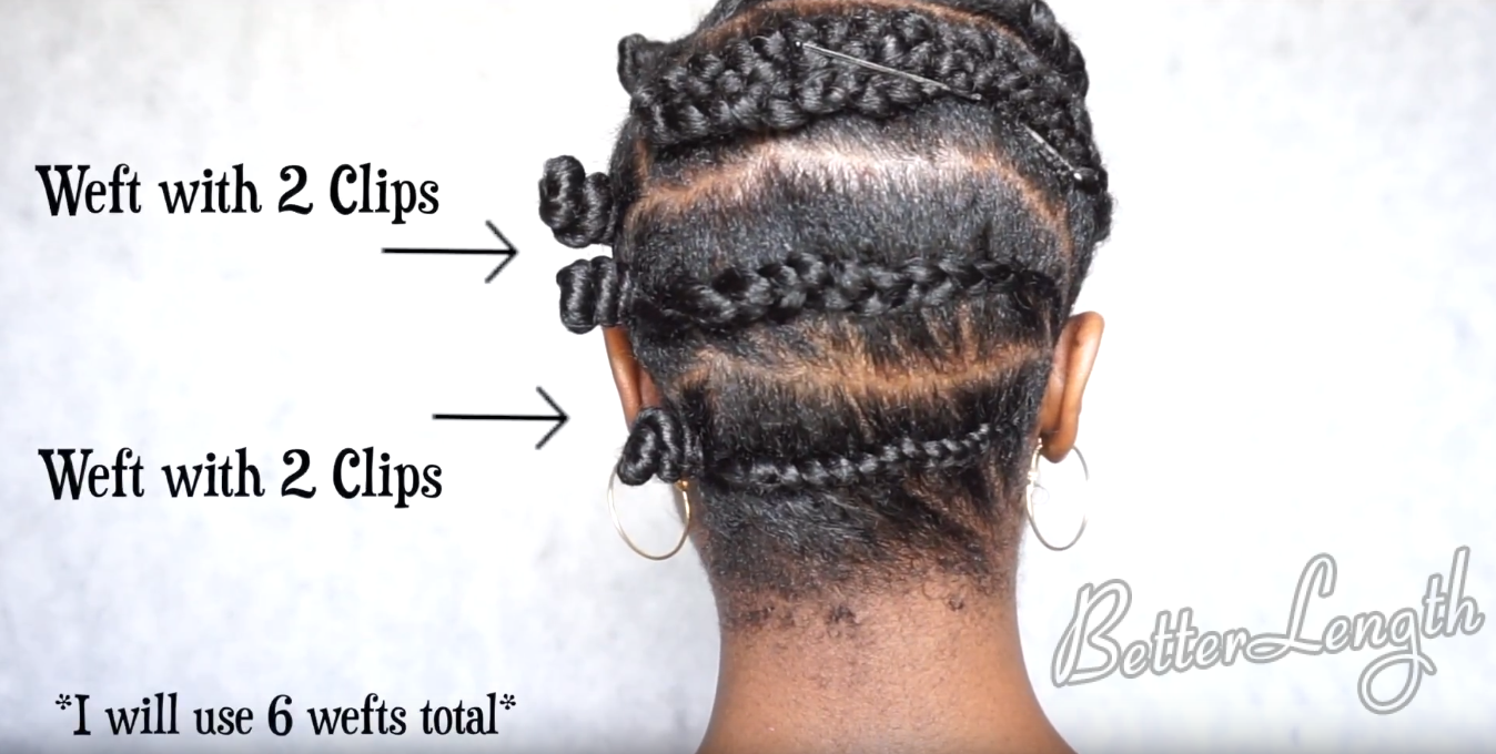 how to do a natural hair protective style with clip ins_10