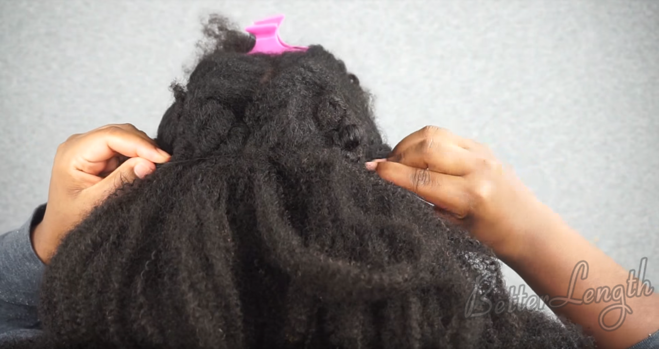 How to Do A Winter Protective Hairstyle with Clip Ins_3