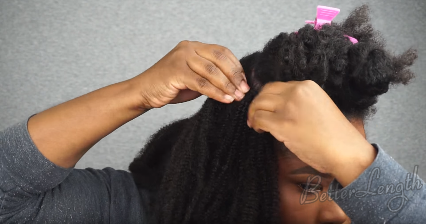 How to Do A Winter Protective Hairstyle with Clip Ins_4