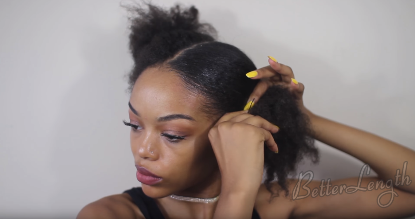 Penny Proud Inspired Ponytails Tutorial with Extensions_5