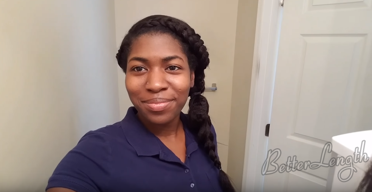 12 13 - How to Do a Braided Protective Hairstyle using Clip in Hair Extensions