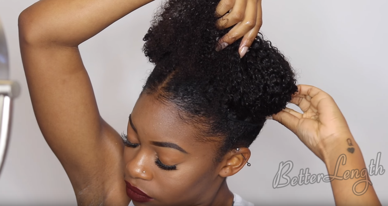 13 7 - Easy Space Buns Tutorial with Clip-ins