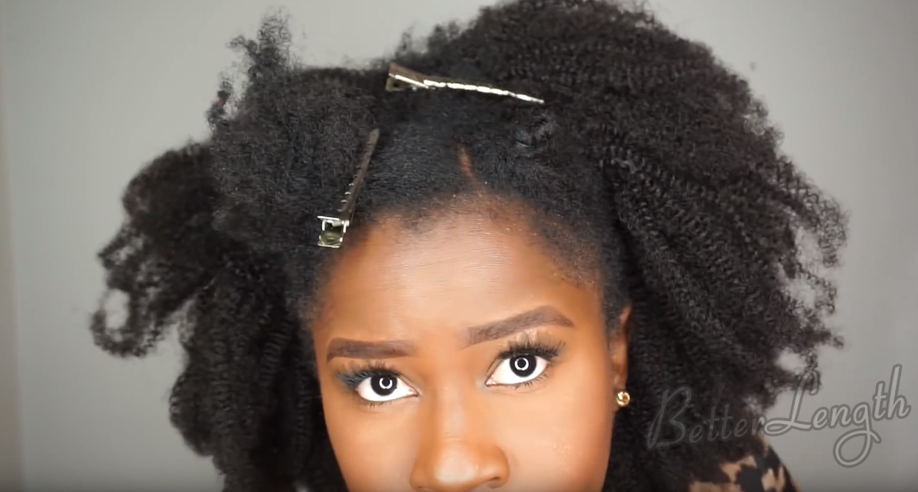 14 9 - How to Do A Quick And Easy Style using Betterlength Kinky Coily Clip-ins