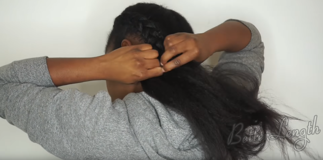 16 9 - How to Do Feed In Braids Without Using Braiding Hair On Short 4c Natural Hair