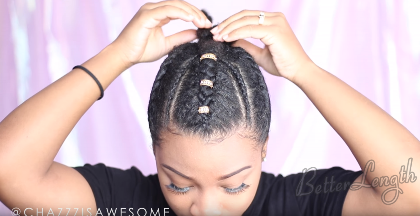 16 - How to Do A Warrior Goddess Natural Hair Updo with Clip Ins