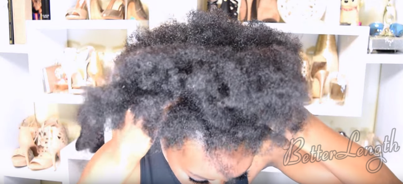 2 3 - Big Afro Puff With Clip-ins For 4b And 4c Natural Hair | Tutorial