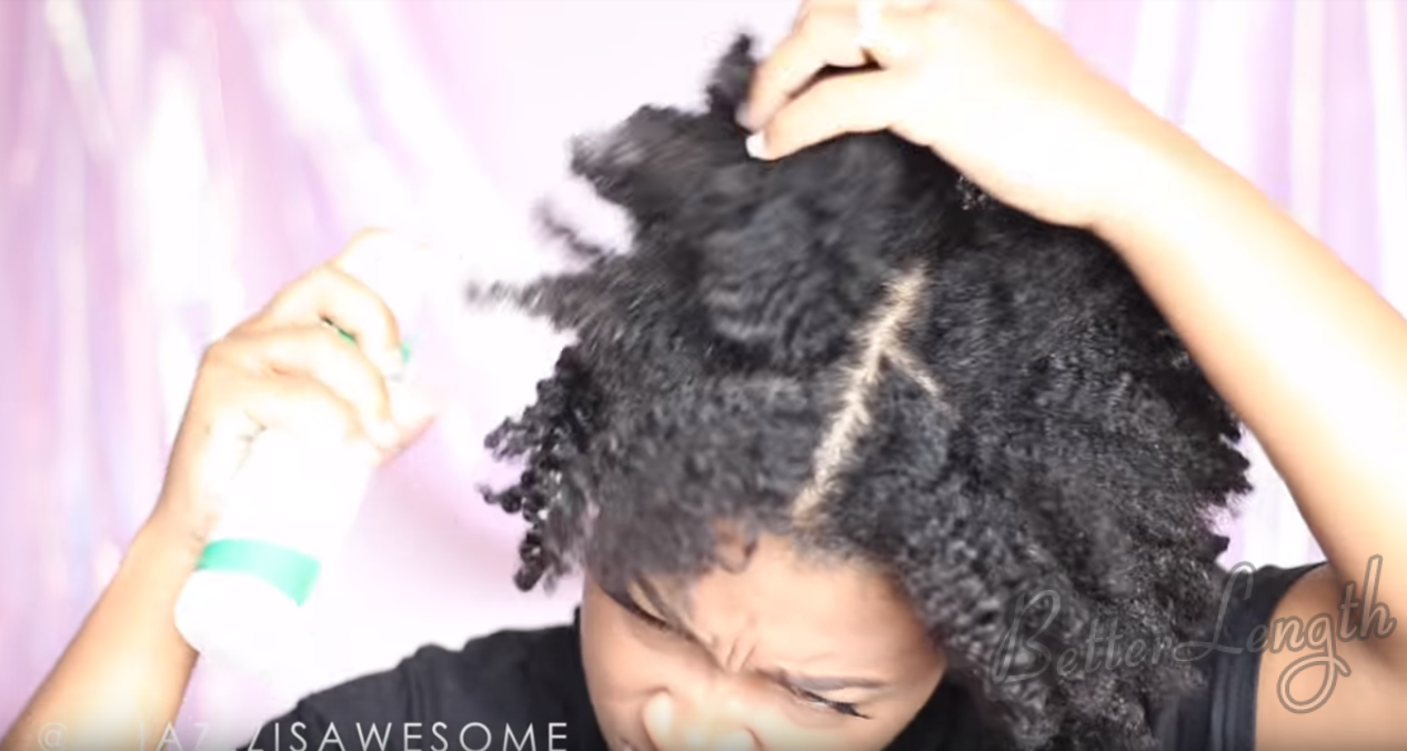 2 - How to Do A Warrior Goddess Natural Hair Updo with Clip Ins