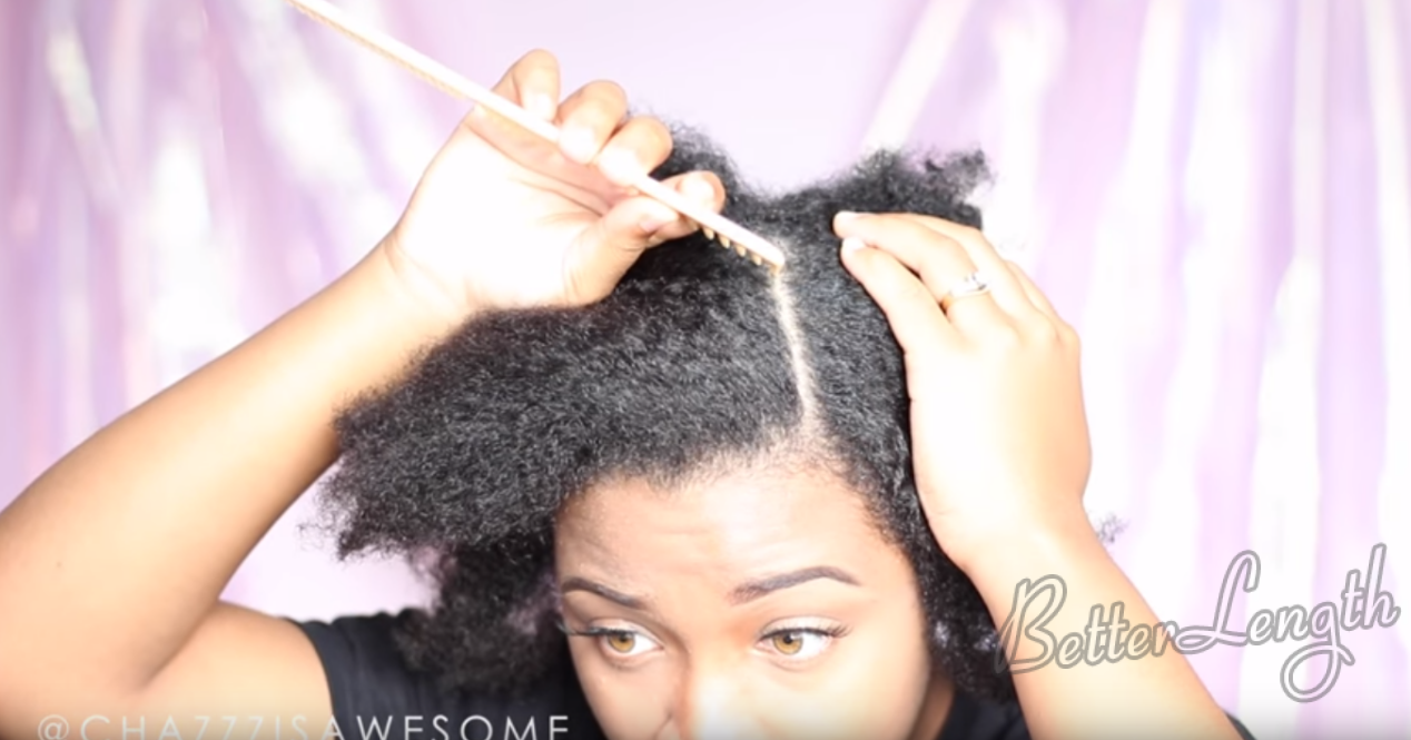 4 - How to Do A Warrior Goddess Natural Hair Updo with Clip Ins