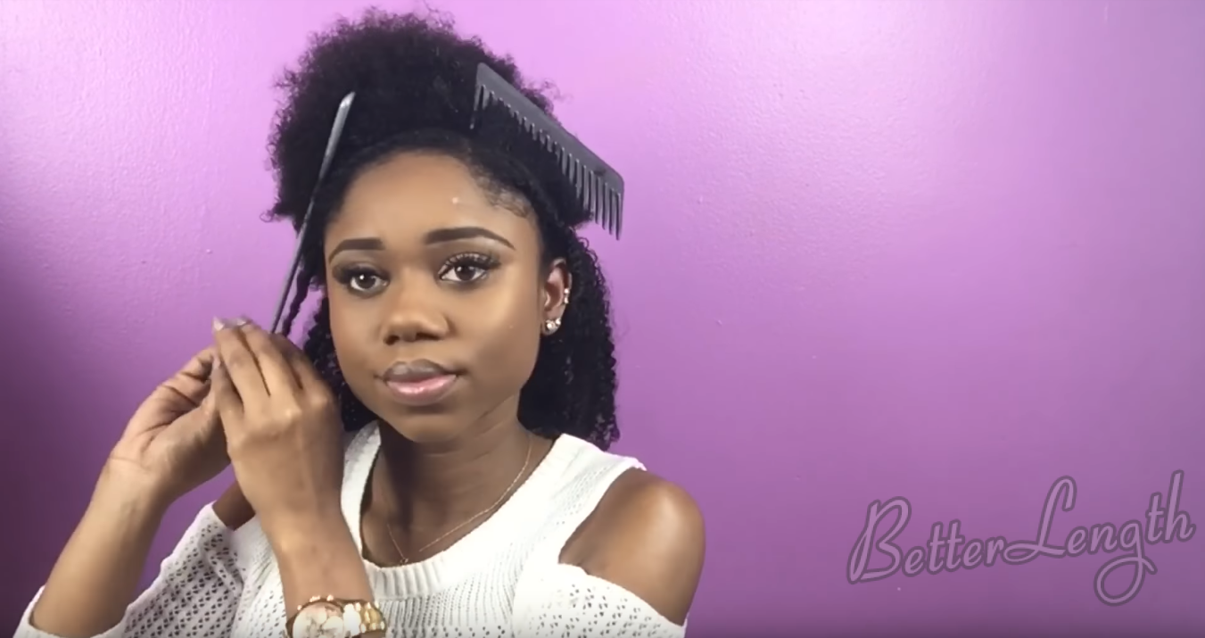 6 6 - How to Do A Sleek Side Afro Hairstyle On Short Natural Hair