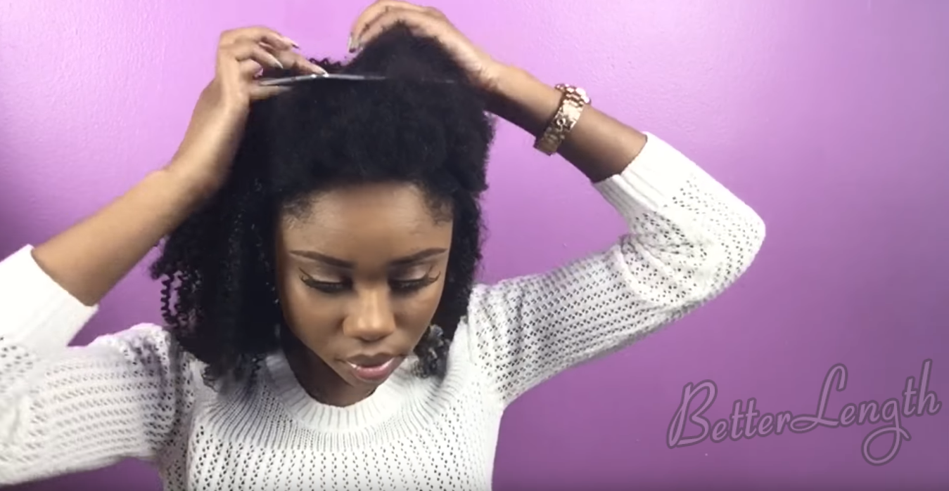 8 6 - How to Do A Sleek Side Afro Hairstyle On Short Natural Hair