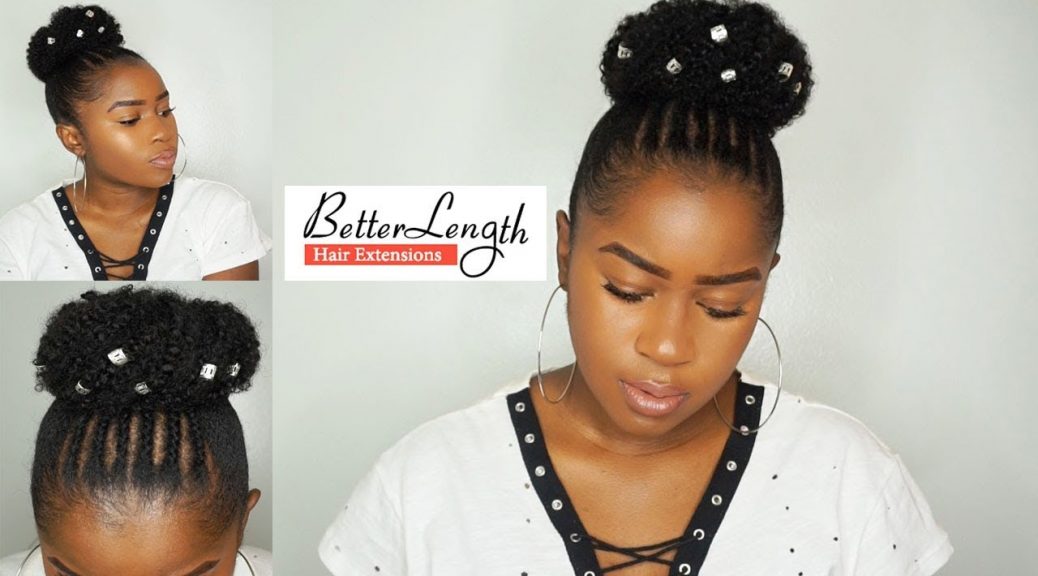 Beginner Friendly Braid and Bun Using Clipins on SHORT Beginner Friendly Braid and Bun Using Clipins on SHORT