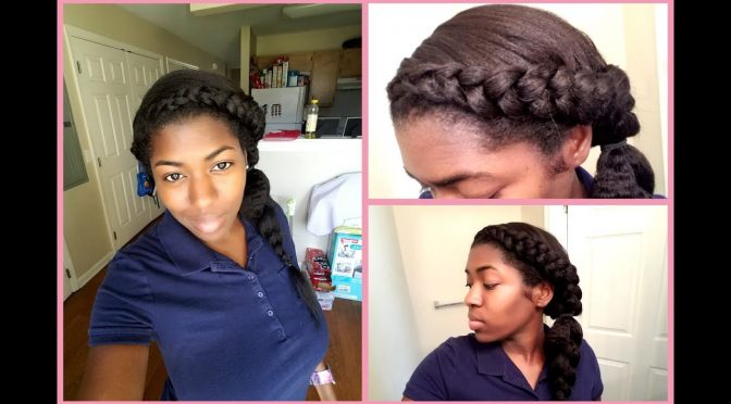 How to Do a Braided Protective Hairstyle using Clip in Hair Extensions |  BetterLength Hair