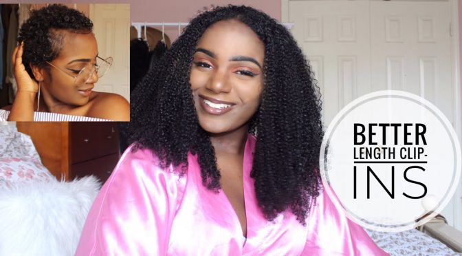 How to Blend Clip Ins with Short Natural Hair
