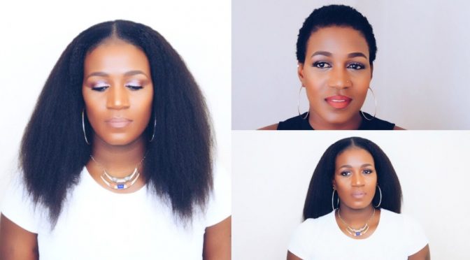 Clip -Ins That Blends Perfectly With Short 4C Hair | Tutorial