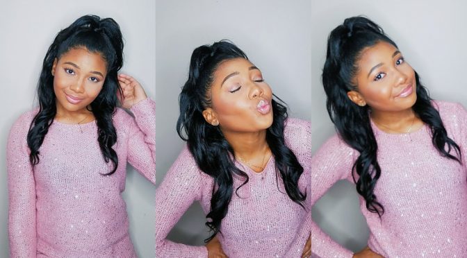 How to Do A Half Up Half Down Hairstyle with Clip-Ins | Tutorial