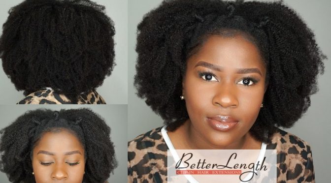How to Do A Quick And Easy Style using Betterlength Kinky Coily Clip-ins