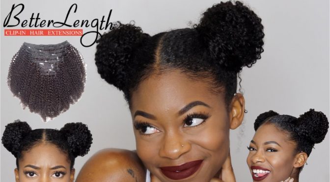 Easy Space Buns Tutorial with Clip-ins
