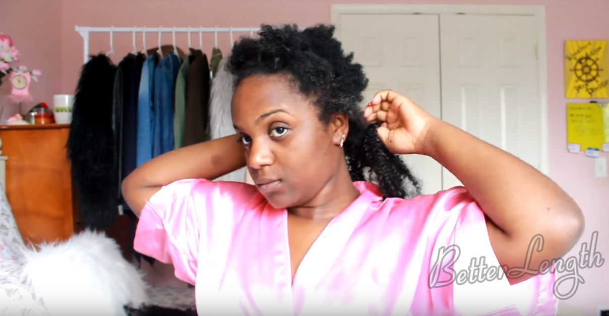 How to Do A Half Up Half Down Bun with Clip-ins_1