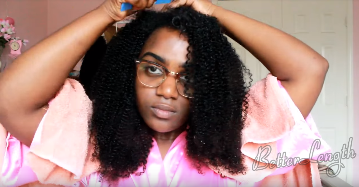 How to Blend Clip Ins with Short Natural Hair_11