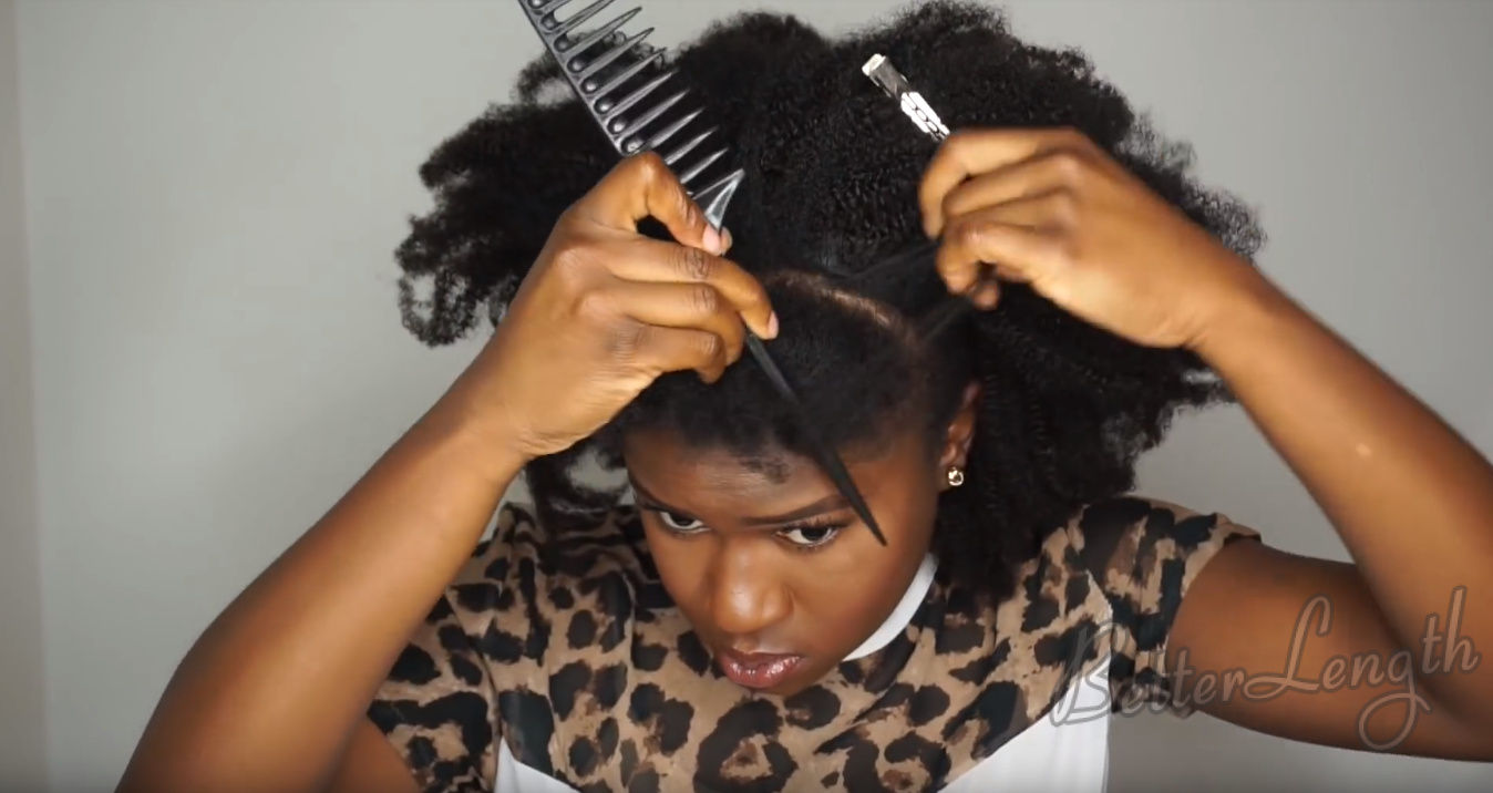 How to Do A Quick And Easy Style using Betterlength Kinky Coily Clip-ins_11