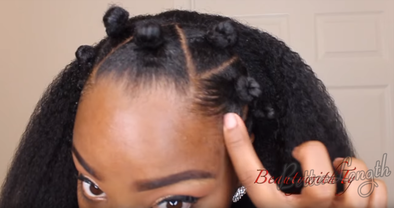 How to Do Easy Hairstyle with Kinky Coarse Clip-ins_14