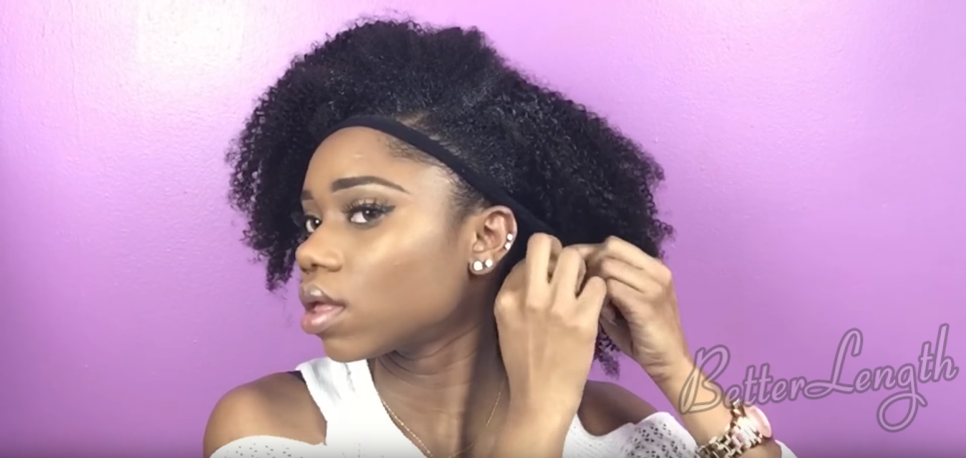 How to Do A Sleek Side Afro Hairstyle On Short Natural Hair_15