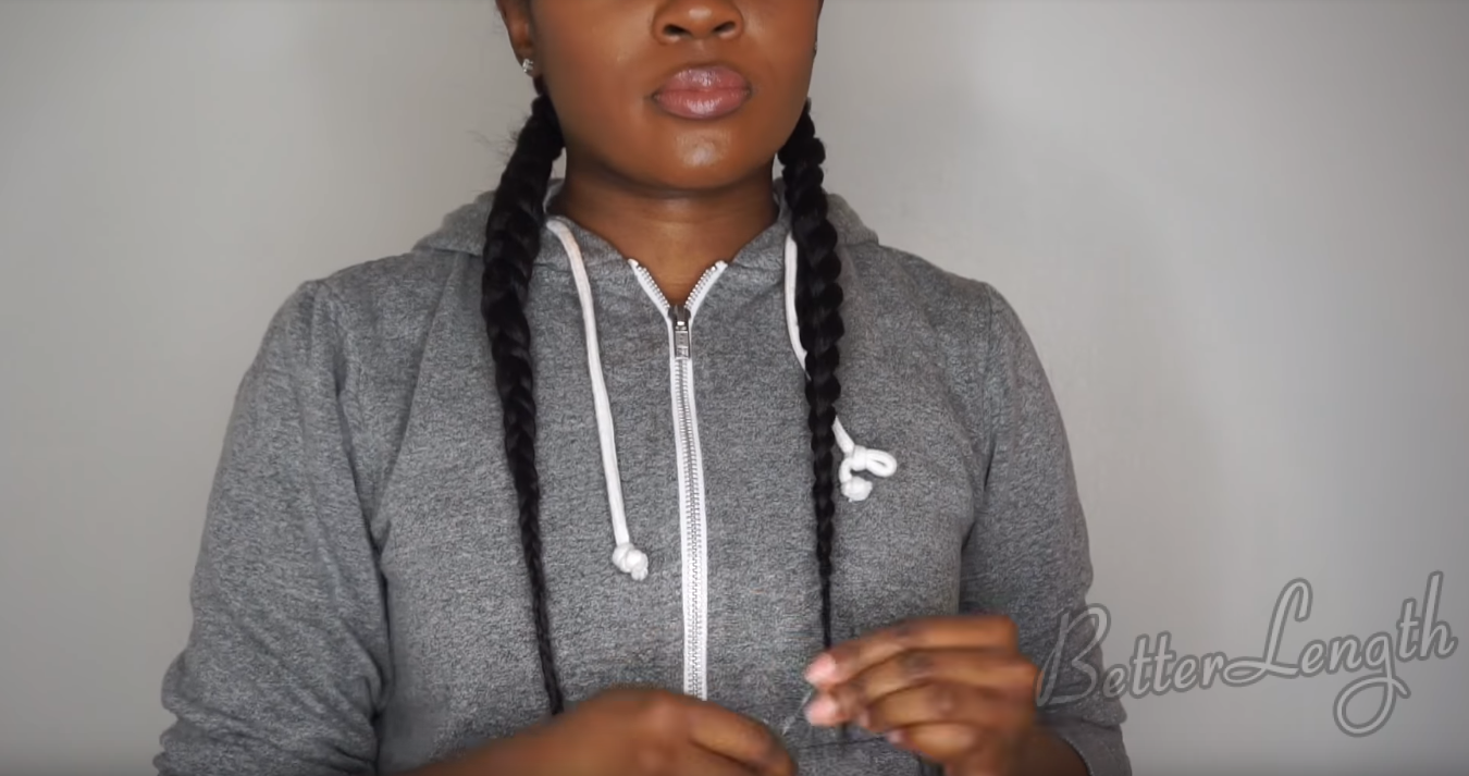 How to Do Feed In Braids Without Using Braiding Hair On Short 4c Natural Hair_17