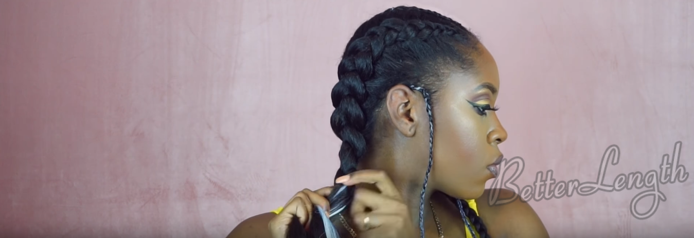 How to turn 2 simple braids into a stunning hairstyle_18
