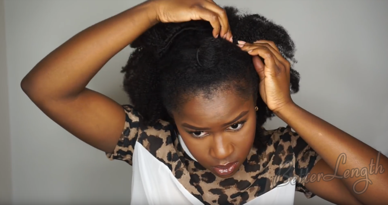 How to Do A Quick And Easy Style using Betterlength Kinky Coily Clip-ins_6