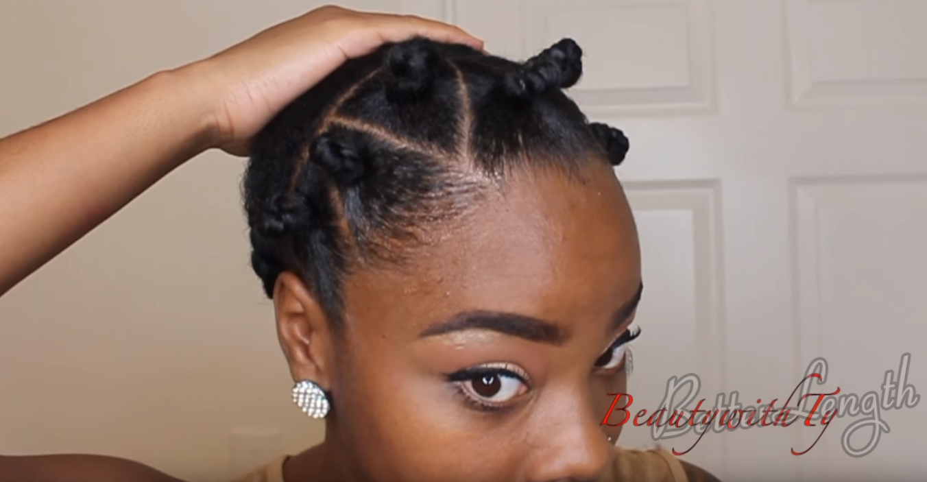 How to Do Easy Hairstyle with Kinky Coarse Clip-ins_8