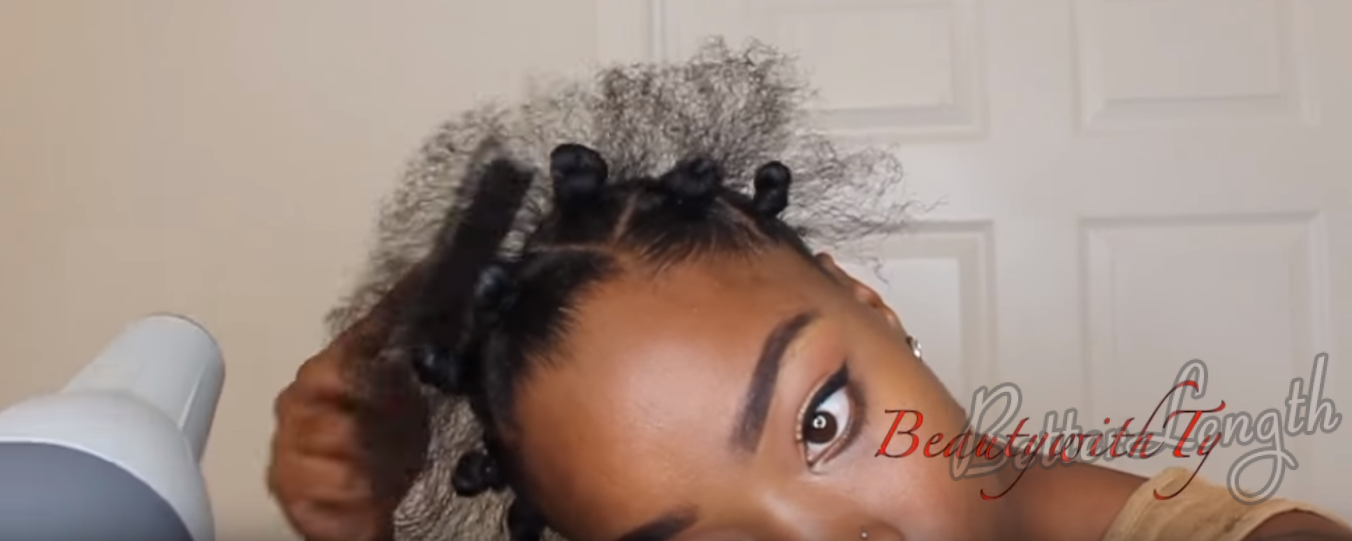 How to Do Easy Hairstyle with Kinky Coarse Clip-ins_9