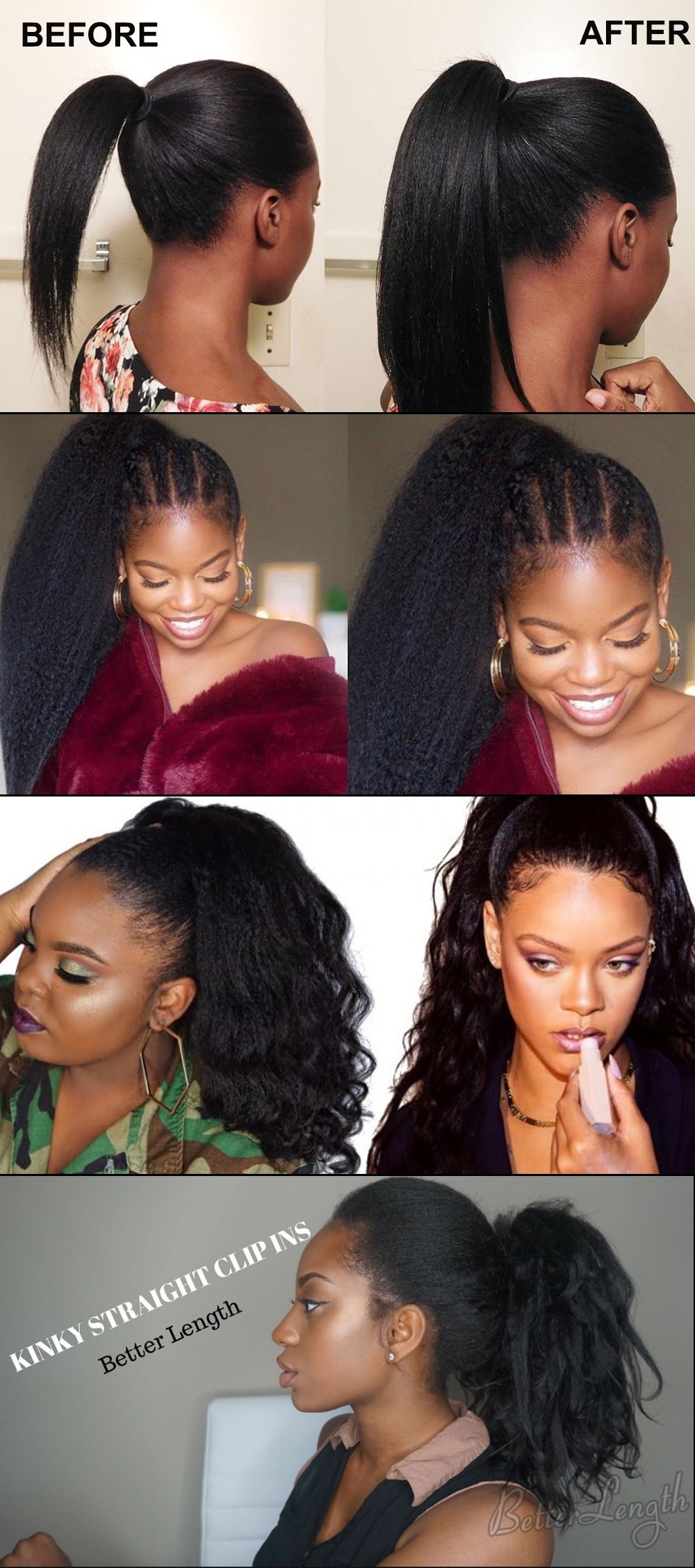 Highponytail - 5 Trendy Summer Natural Hairstyles You Must Be Try Using Your Textured Clip Ins