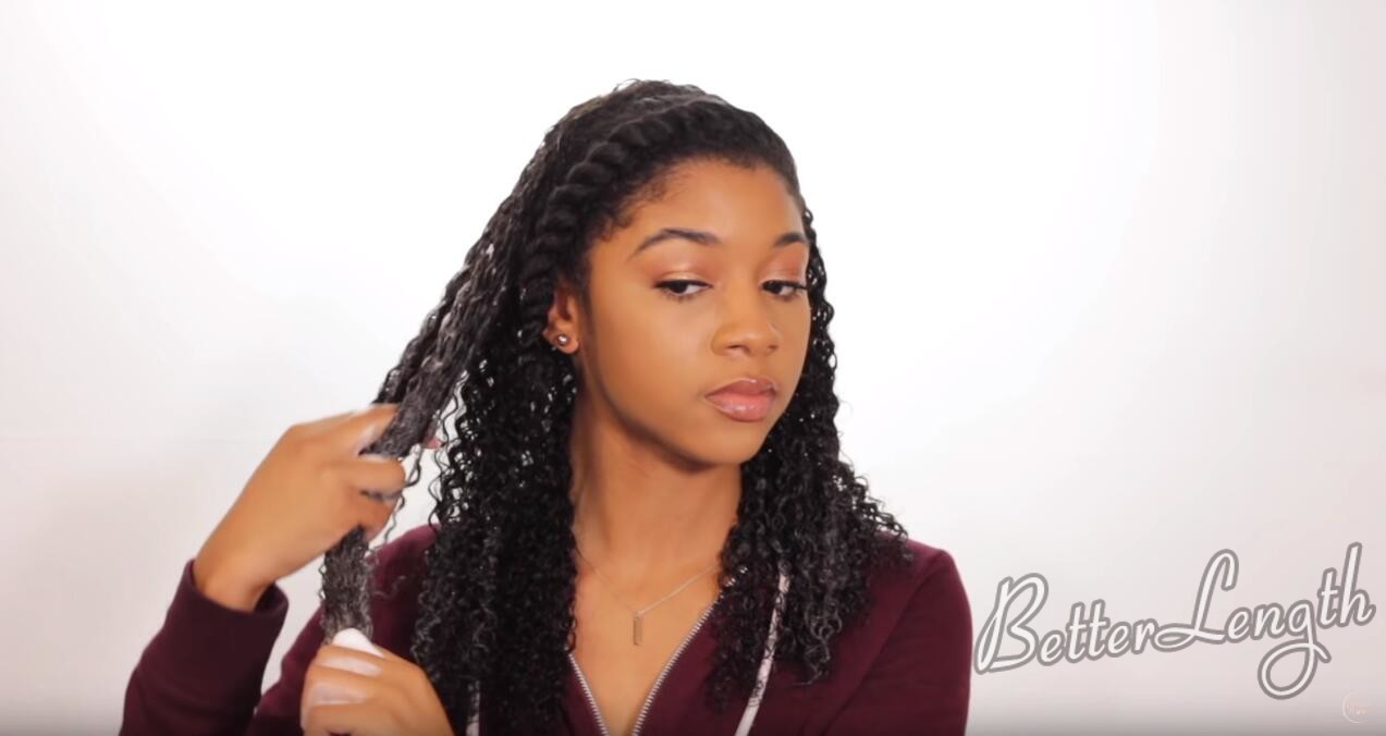 18 - How to Create and Slay The Wet Look Hairstyle ft. BetterLength Clip Ins