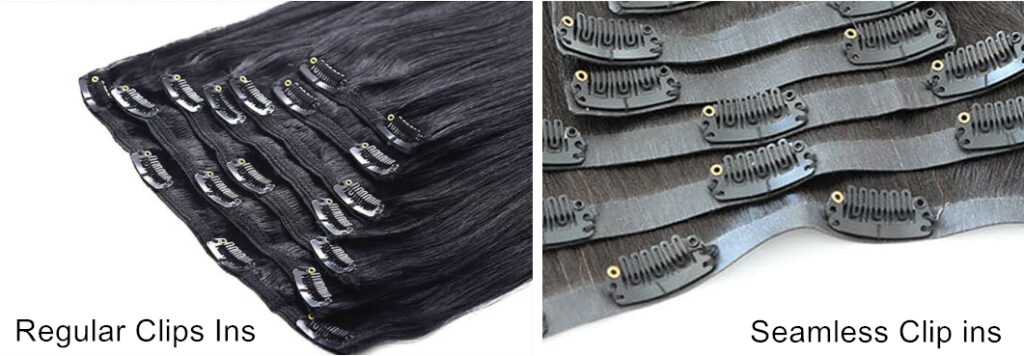 regular clip ins 1024x356 - What's the difference between Regular Clip Ins and Seamless Clip Ins