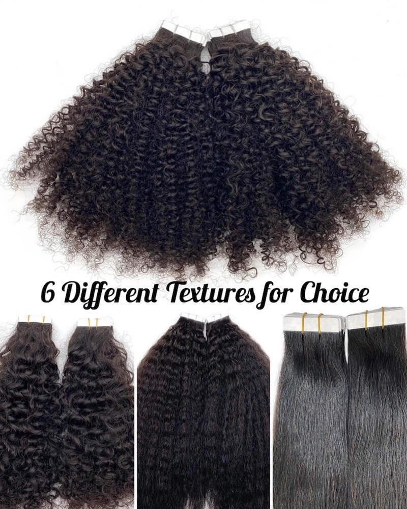 Natural Textured Tape In Extensions (40 pieces)