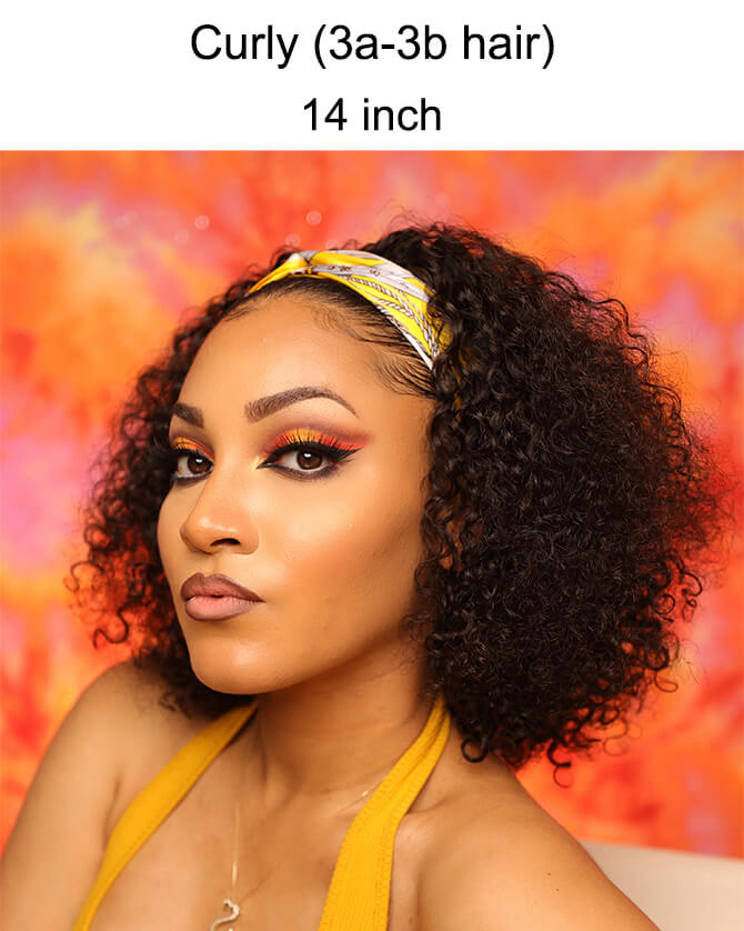 Natural Textured Headband Wigs BetterLength