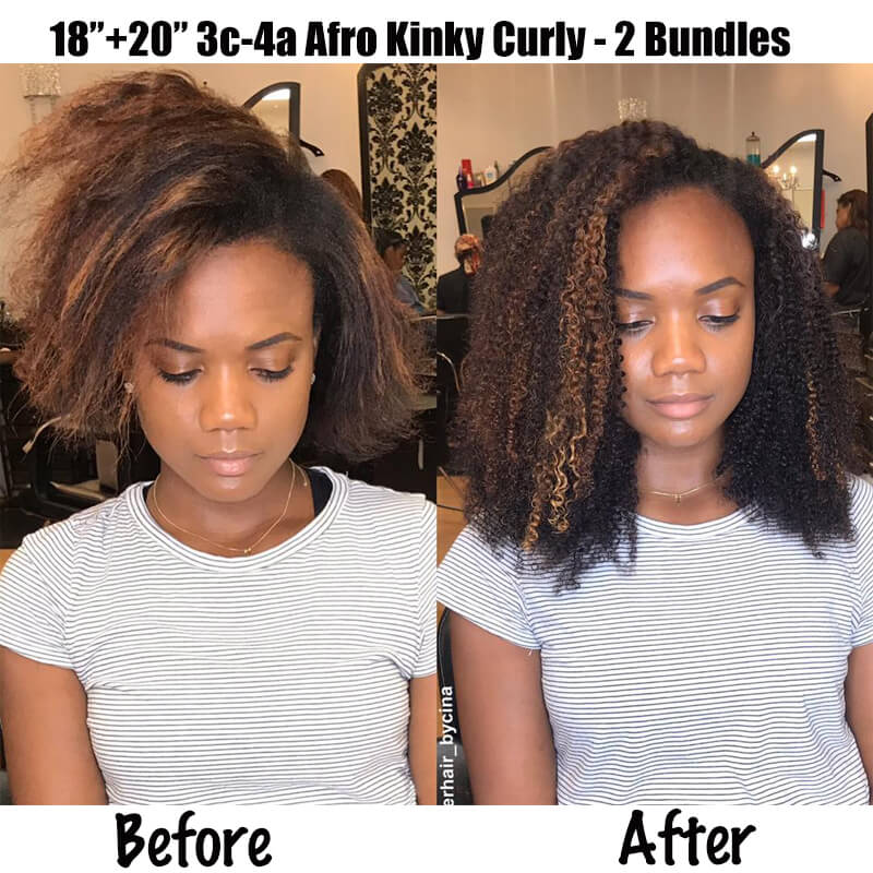 Natural Textured Wefted Hair Extensions BetterLength