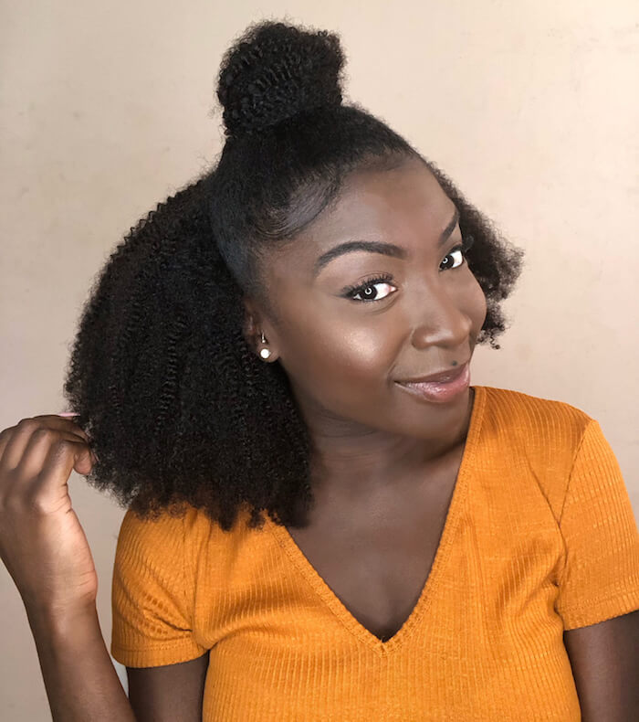 Afro Kinky Coily Clip In Hair Extensions | 4b-4c Natural Hair